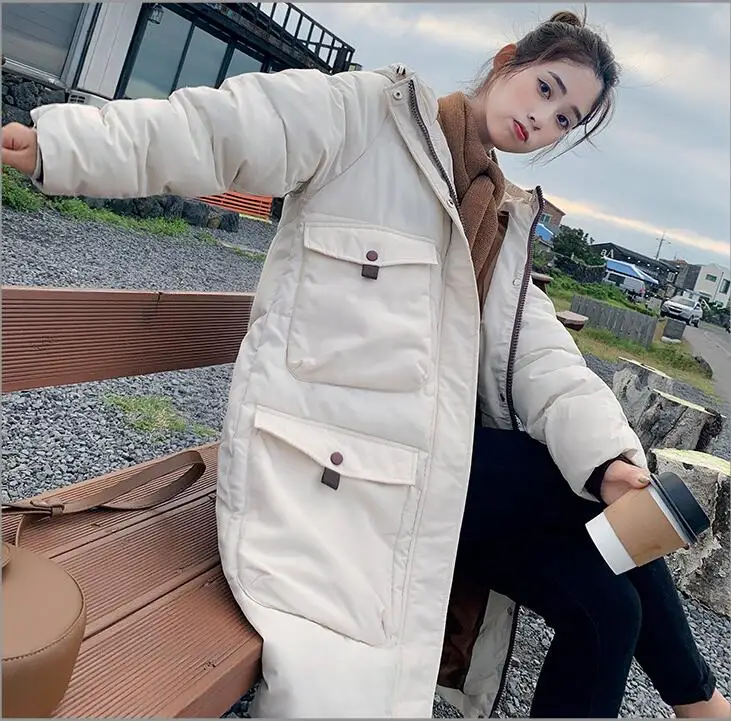 

Женские парки с большими карманами, топы, Женское пальто, одежда, теплая куртка, зимние парки, длинная верхняя одежда, модная женская шляпа