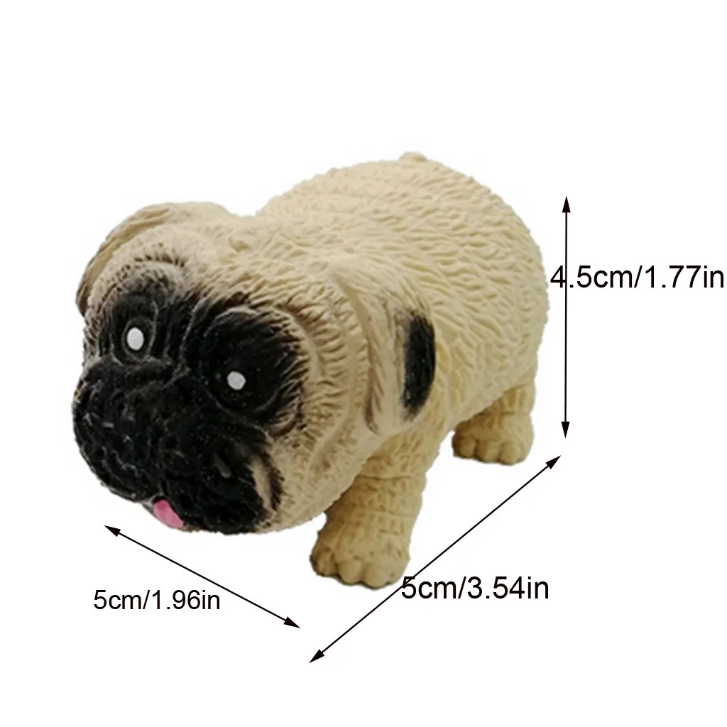 

Cute Pug Soft Squishy Toys Funny Cartoon Animal Dog Decompression Anti-stress Relief Squeeze Slow Rising Kids Adult Gift