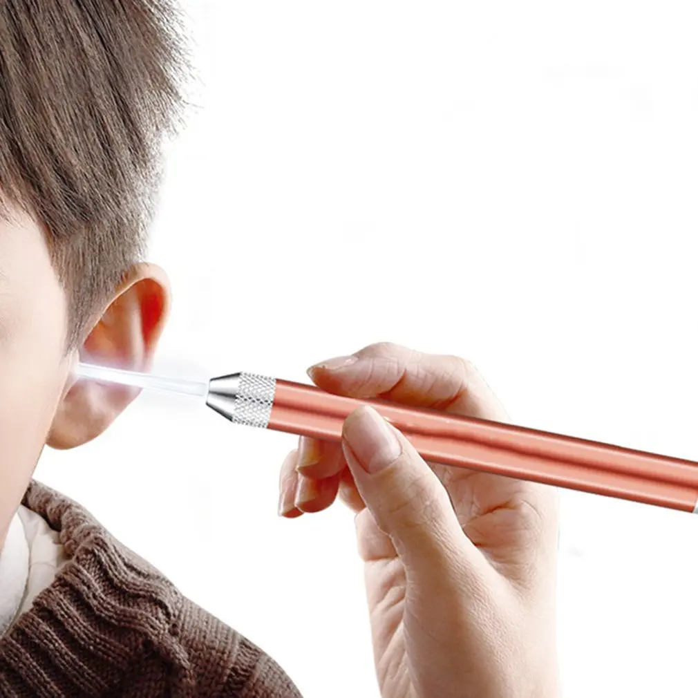 

Children ear spoon set baby practical light tweezers visible ears spoon light ear spoon set for Kids