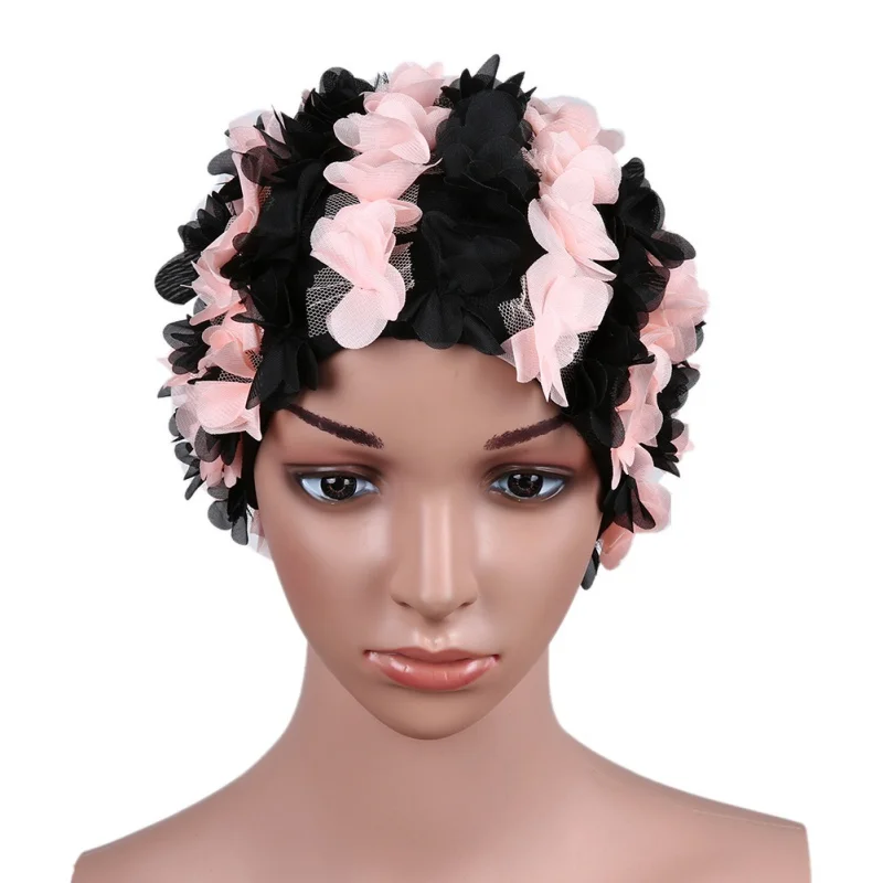 Для женщин Плавание ming шляпа Крышка в форме лепестков летние бассейн кепки