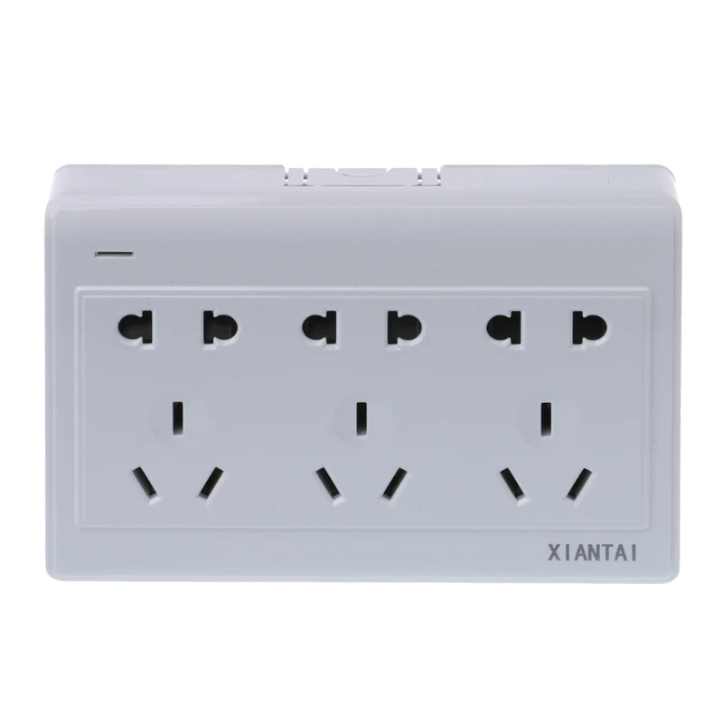 

10A Surface Mounted 15 Poles Triple 2 Pins And 3 Pins AU Shutter Wall Socket