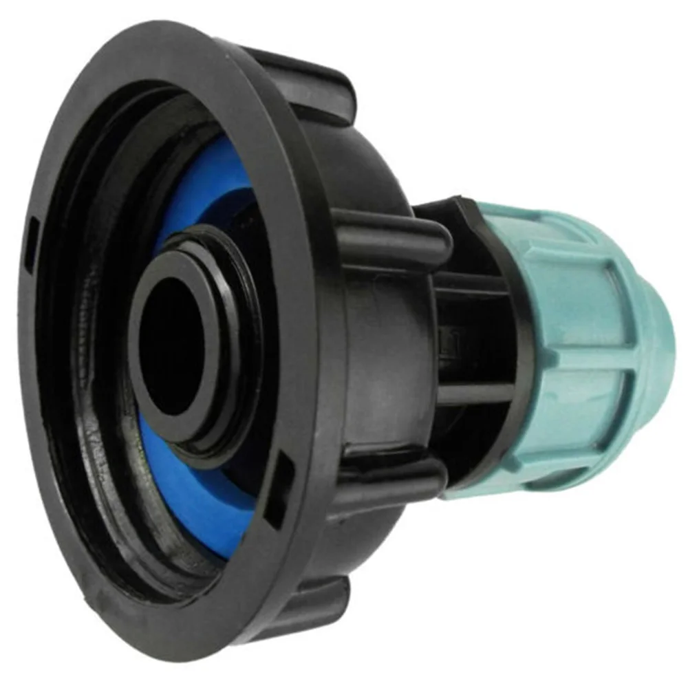 

S60X6 IBC Tank Adapter For MDPE Straight Pipe Black Plastic Connector New