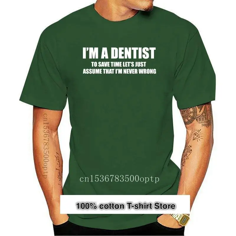 

Camiseta de dentista profesional Dds, regalo, moda novedosa, camisetas de concierto de marca, 2021, 2021