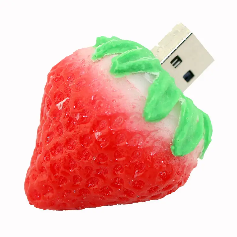 Флешка с фруктами, USB флеш-накопитель, 4 ГБ, 8 ГБ, 16 ГБ, 32 ГБ, мультяшная морковка, банан, USB флешка, арбуз, помидор, лук, карта памяти, флэш-диск