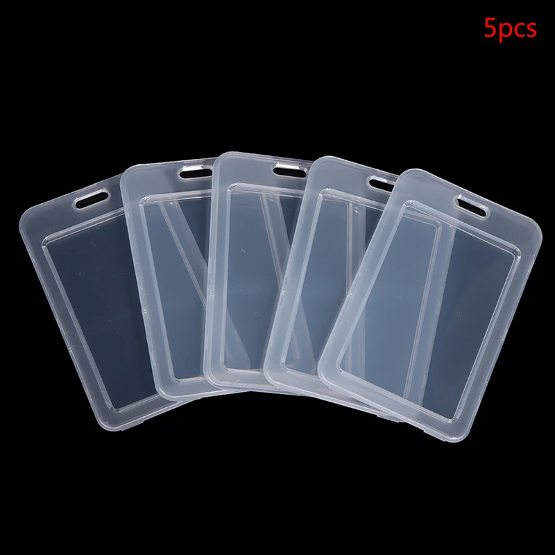 5 шт. прозрачные держатели для карт и удостоверений |