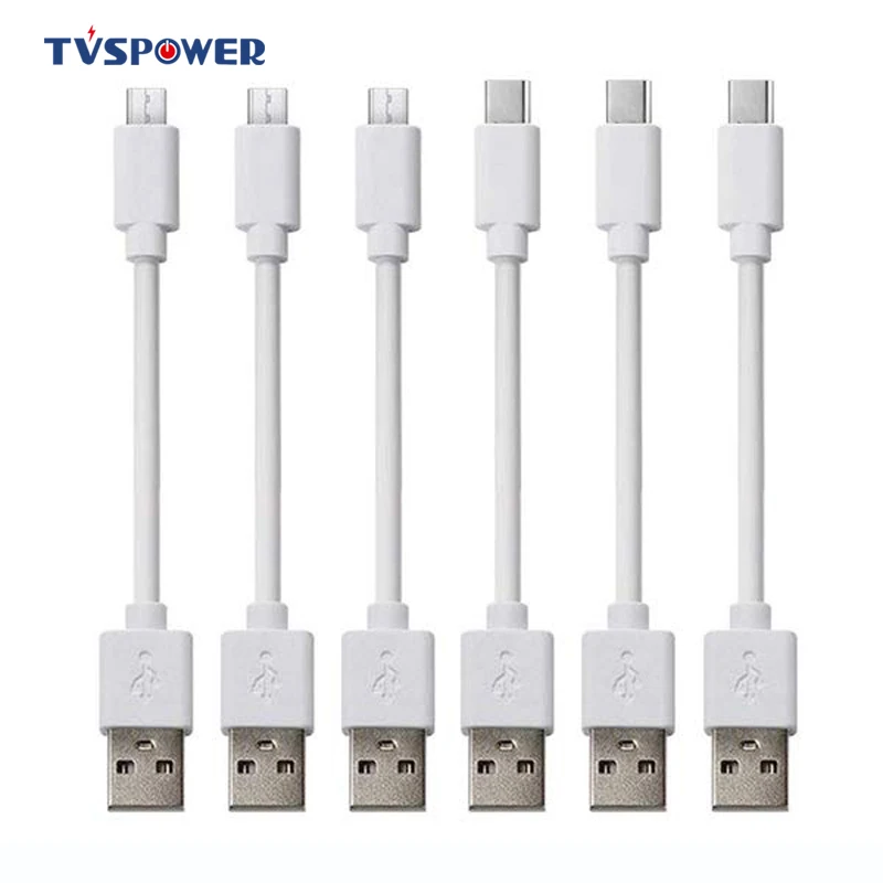 6 шт. Короткие USB кабели 25 см 10 дюймов|Зарядные устройства для телефонов| |