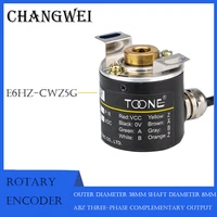 zhuo yi zbp3808gf photoelectric rotary encoder 8 24v abz three phase complementary output e6hz cwz5g