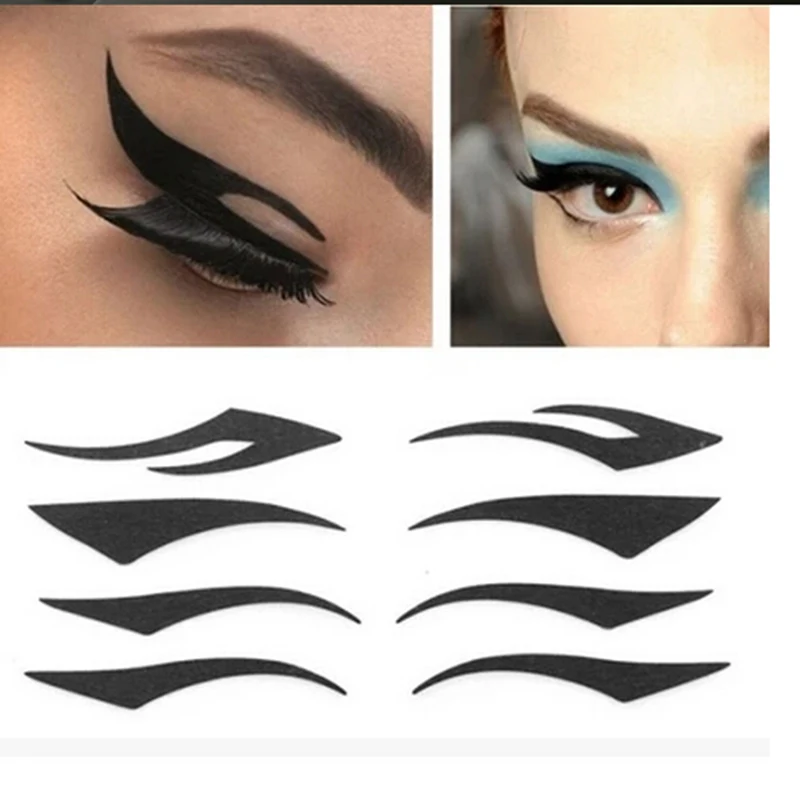 New 2pcs Cat Line Eye Makeup Eyeliner Stencils Templates Tools Kits For stencil | Красота и здоровье