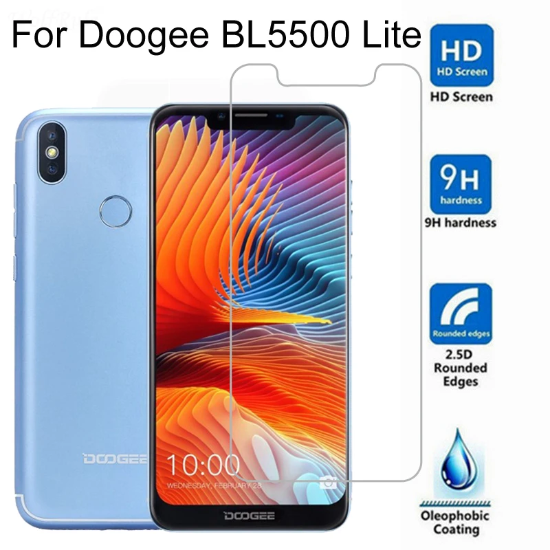 Закаленное стекло Для Doogee BL5500 Lite 6 19 дюйма 9H Взрывозащищенная искусственная