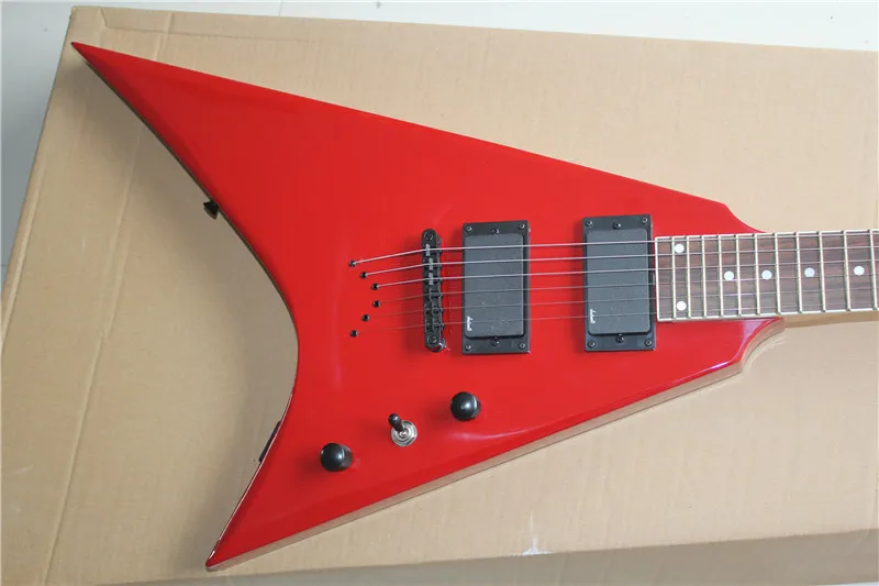 Бесплатная доставка Фабрика Custom Shop Новый red Jack V модель электрогитары 10yue| |