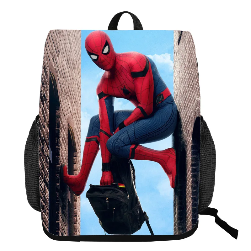 Marvel рюкзак Sac Dos Человек-паук рюкзак для мужчин Kpop школьные сумки для подростков мальчиков Plecak холст молния липучка рюкзак путешествия