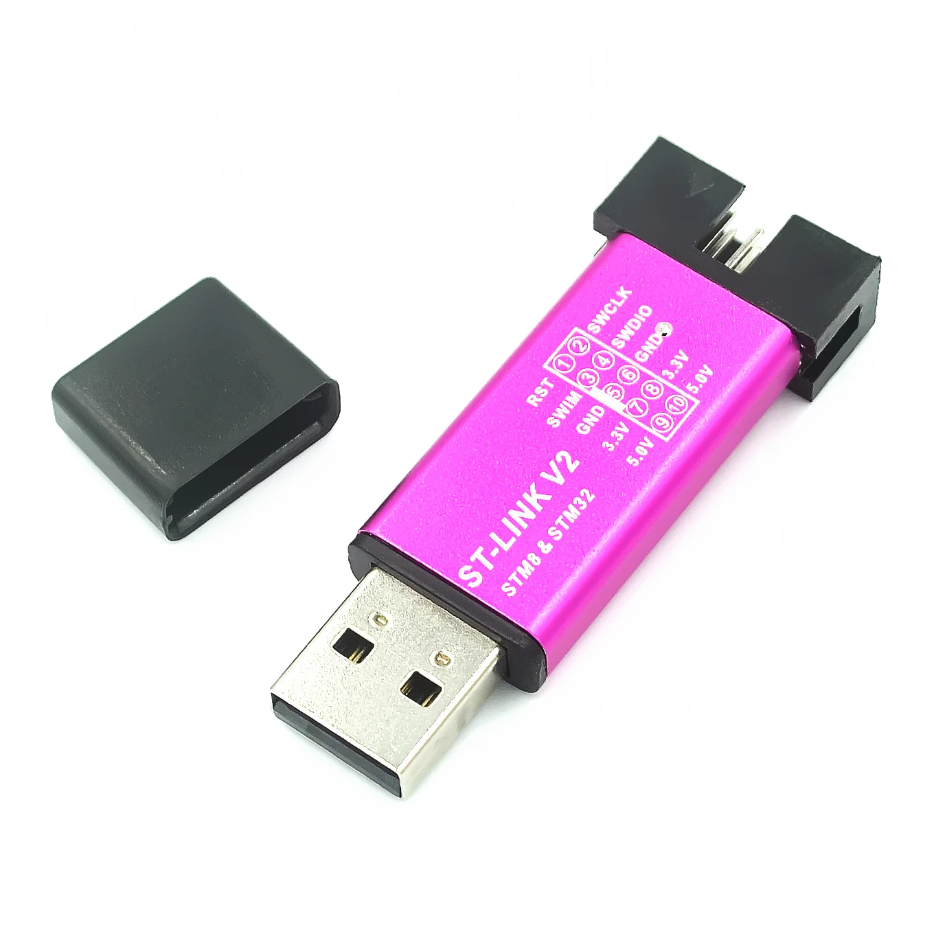 ST Link V2 stlink mini STM8STM32 симулятор загрузки программирования с крышкой|Интегральные