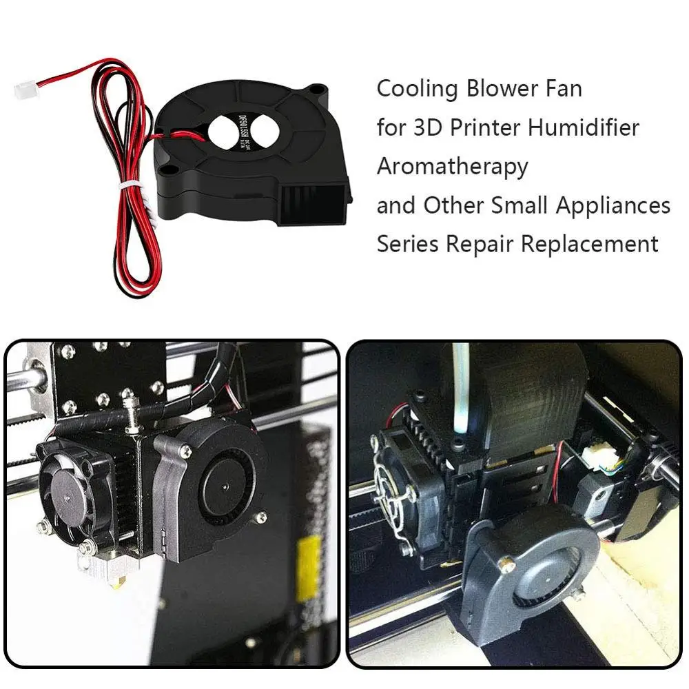 5015 4010 12V&amp24V Cooling Turbo Fan Brushless 3D Printer Parts 2Pin For Extruder DC Cooler Blower Part Black Plastic Fans | Компьютеры