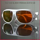 Лазерные защитные очки для 190-540нм и 800-1700нм 266нм, 405-450нм 532 808 980 1064 1610нм лазеры с O.D 5 + CE