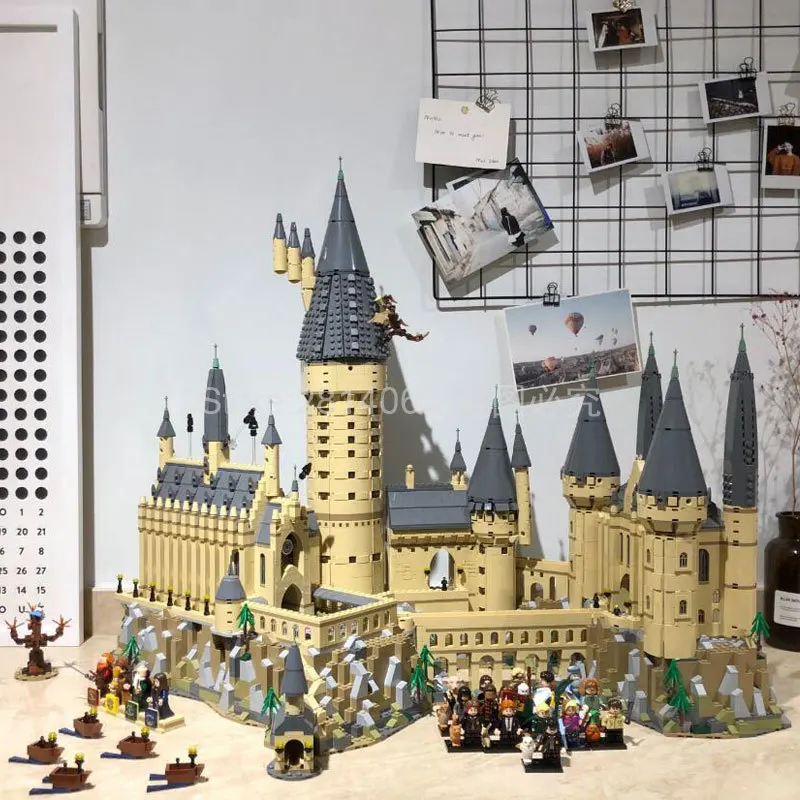 16060 Potter Movie замок Волшебная модель 6742 шт строительные блоки кирпичи игрушки совместимы с 71043 Рождественский подарок для детей