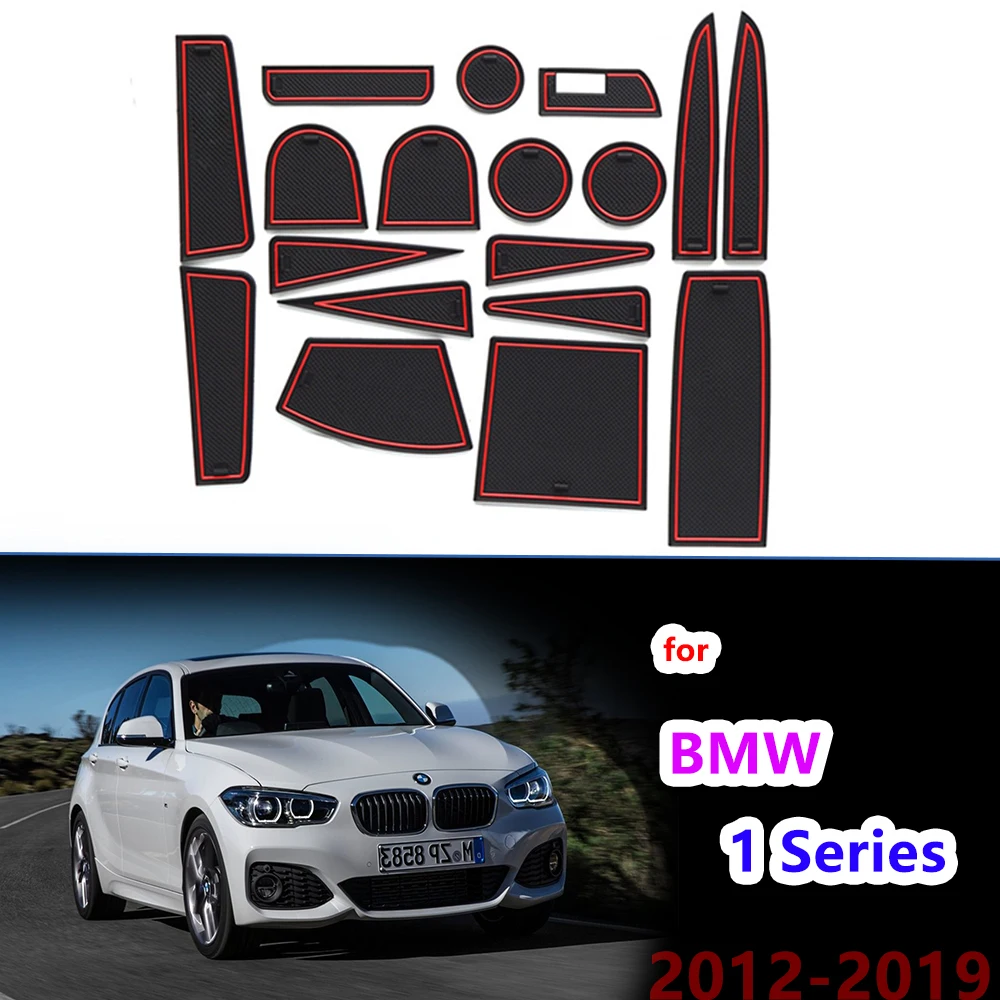 

Anti-Slip Rubber Cup Cushion Door Groove Mat for BMW 1 Series F20 M Power 2012~2019 116 118 120 116i 118i 120i 116d 118d 120d