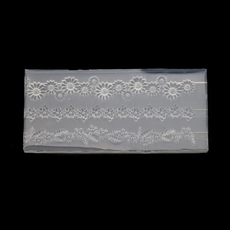 

3Pcs Floral Leaves Bar Hairpin Slilcone Resin Mold Flower Feather Barrettes Mold