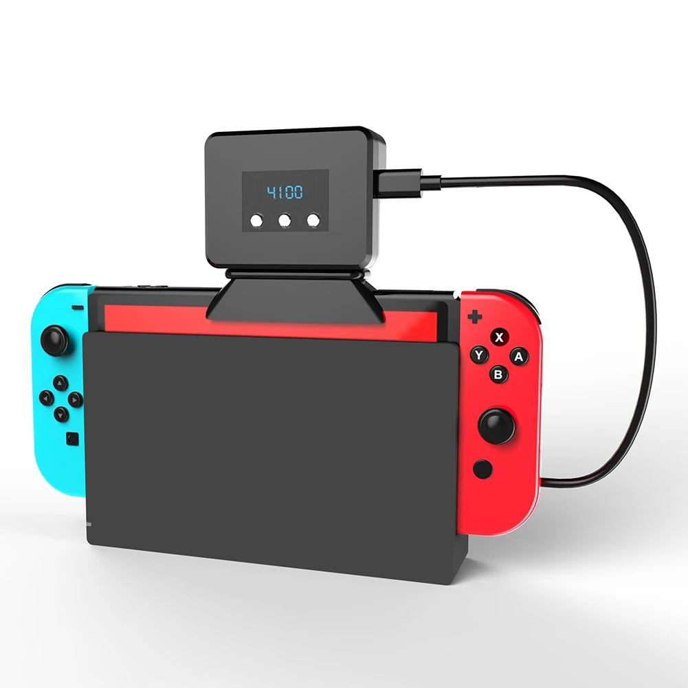 Cooling Fan for NS Switch External Turbo Pumping Cooler Radiator Base Heat Sink Temperature Display Nintendo Console | Электроника