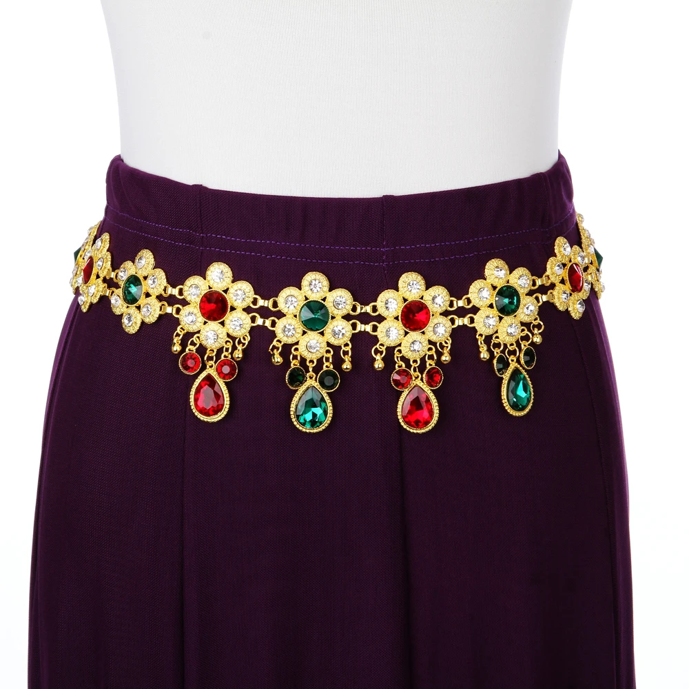 

Belly dance Diamond Chain Women's All-match Decoration Rhinestone Waist Belt Chain Jewelry