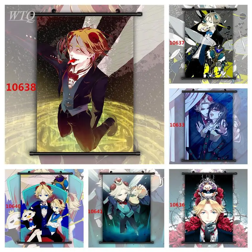 Yondemasuyo Azazel-san Beelzebub Rinko аниме постеры Картина на холсте настенные постеры настенное Искусство Картина Декор для дома