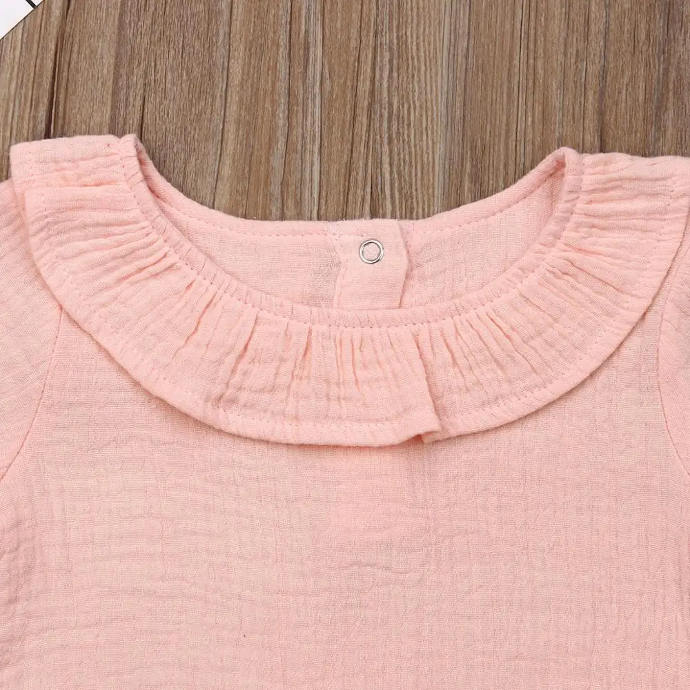 

T oddler Baby Girls Summer Clothing Sets Cotton Sleeveless Shorts Tops PP Pants Outfits 0-24M
