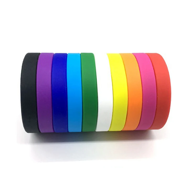 Высококачественный однотонный силиконовый браслет WENDYFO мужской серого зеленого