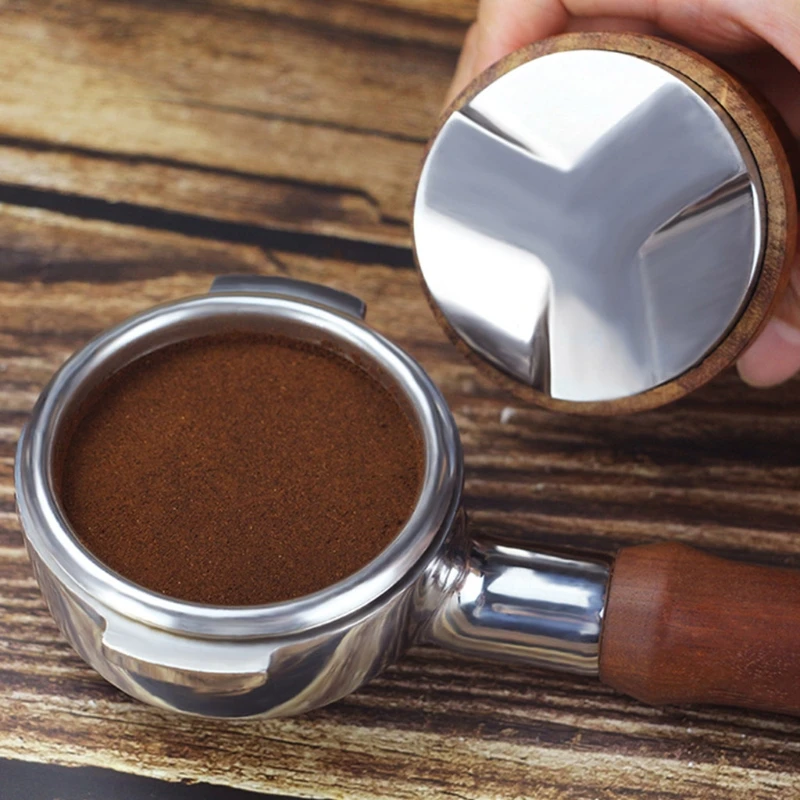 

51/58mm Coffee Distributor Coffee Powder Hammer Coffee Tamper High Quality Espresso Coffee Accessory Food Grade Material
