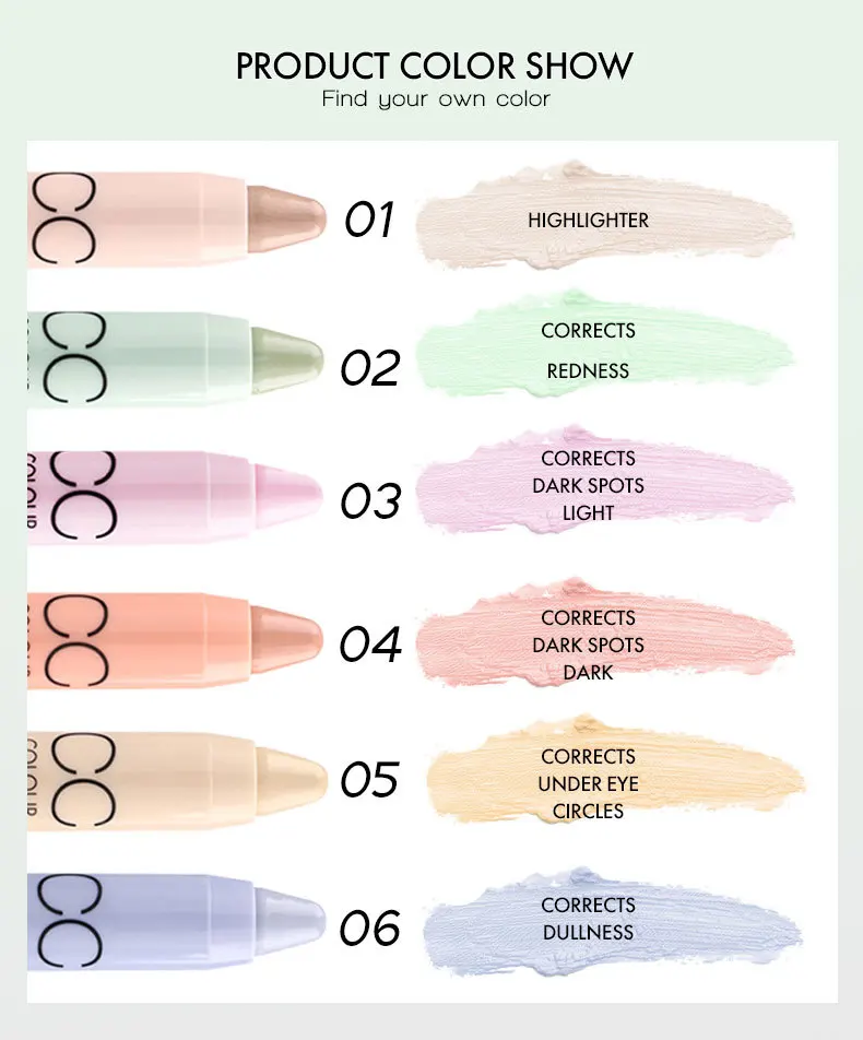 1 шт. жидкий консилер для лица маскирующий крем губ/темные круги под глазами