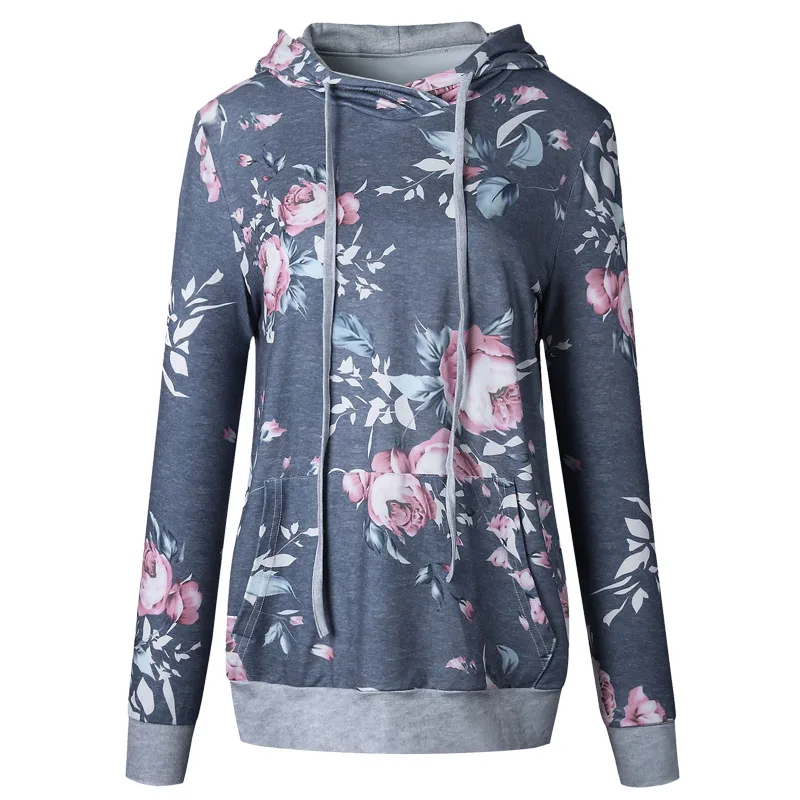 Женский свободный пуловер с принтом черный тонкий свитшот круглым вырезом и