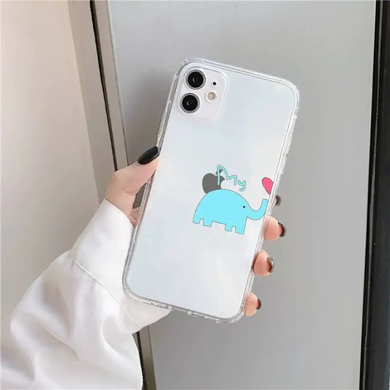 

Girlfriends Girls Bff couple Phone Case Transparent soft For iphone 5 5s 5c se 6 6s 7 8 11 12 plus mini x xs xr pro max