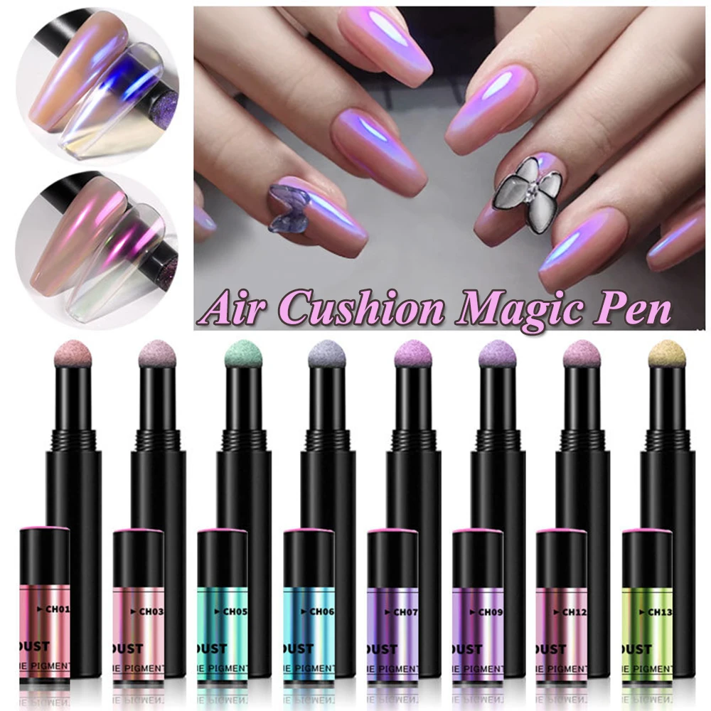 Неоновая Аврора Порошковая воздушная подушка волшебная ручка голографическая