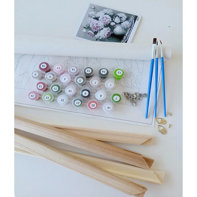 Набор для рисования по номерам единорог собака животные взрослые Раскрашивание