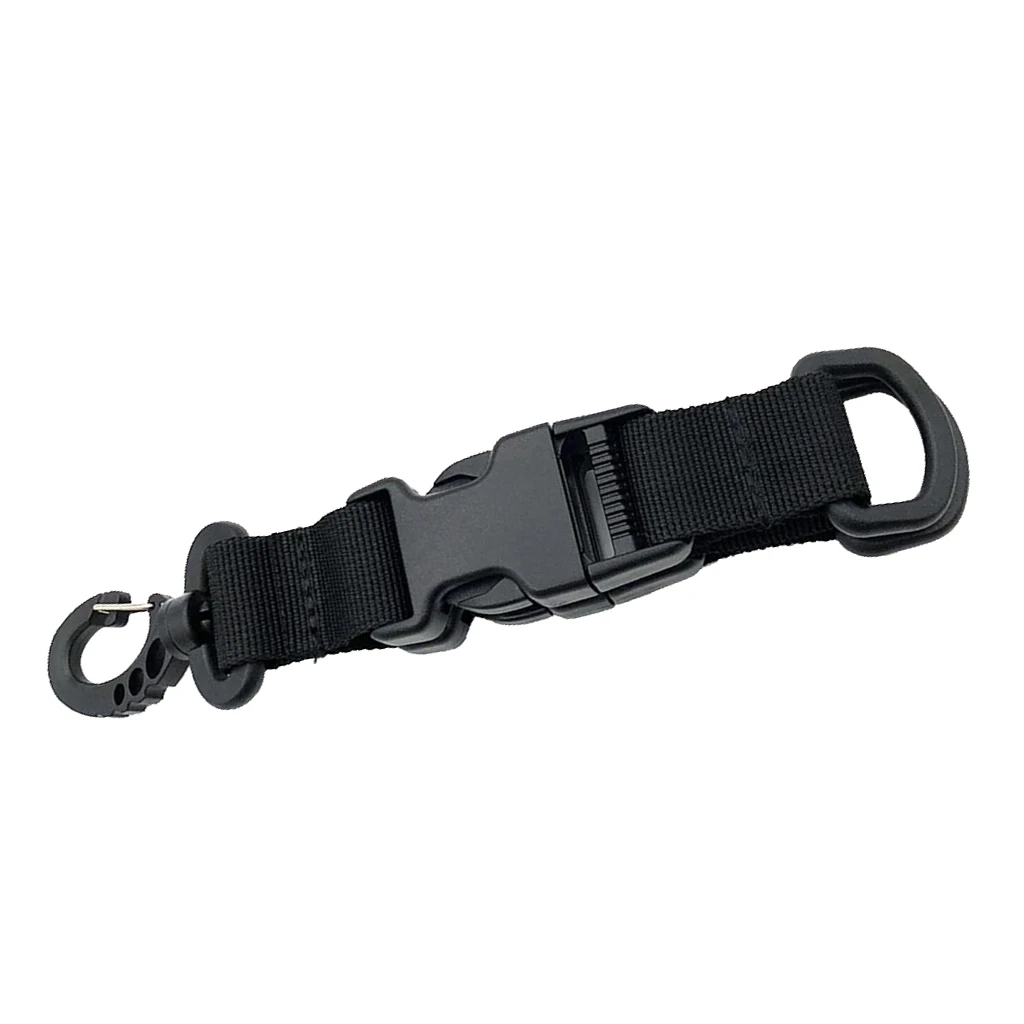 

Tactical Strap Buckle Nylon Webbing Hanging Swivel Carabiner Clip