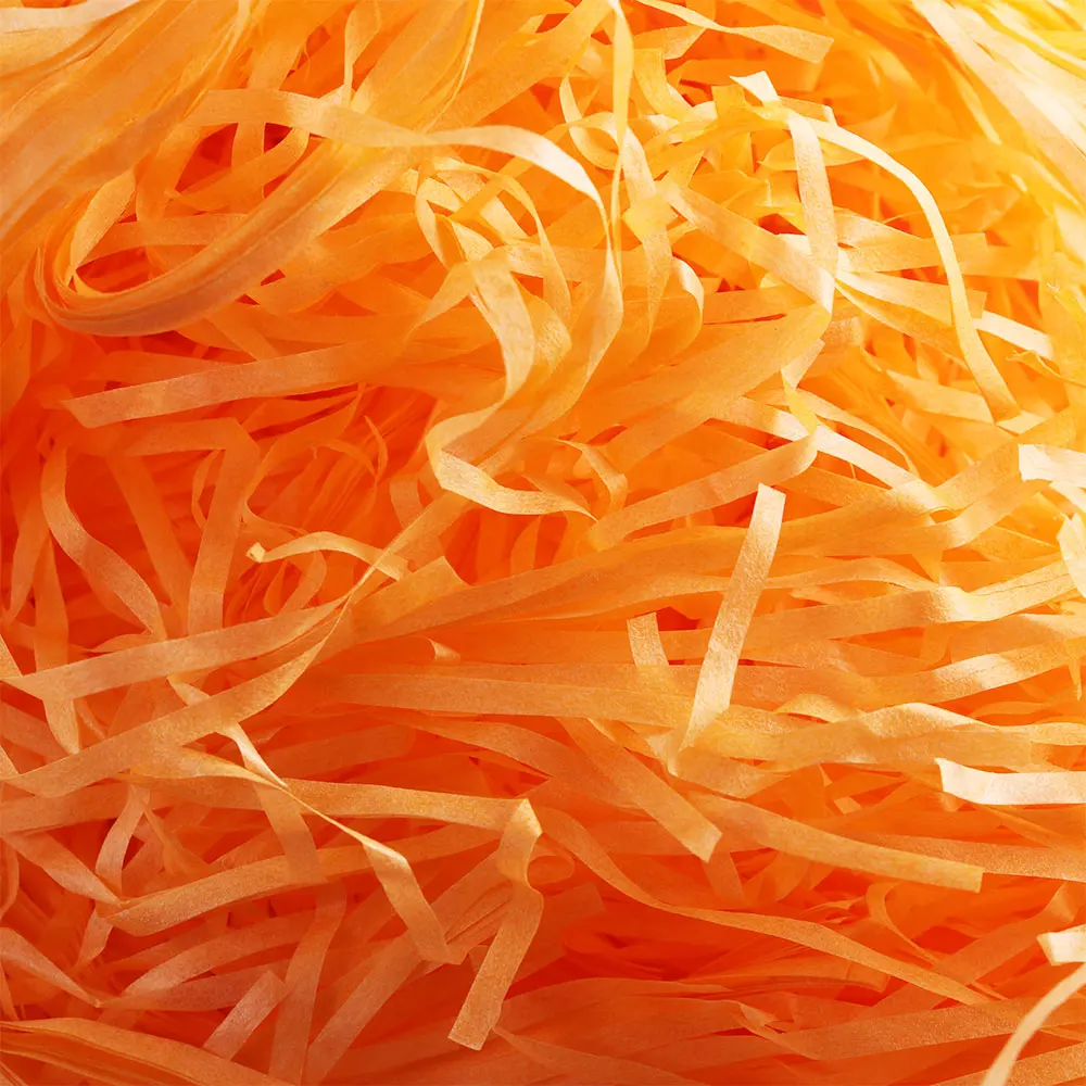 Красочные рафия измельченные складные бумажные конфетти наполнитель подарочной