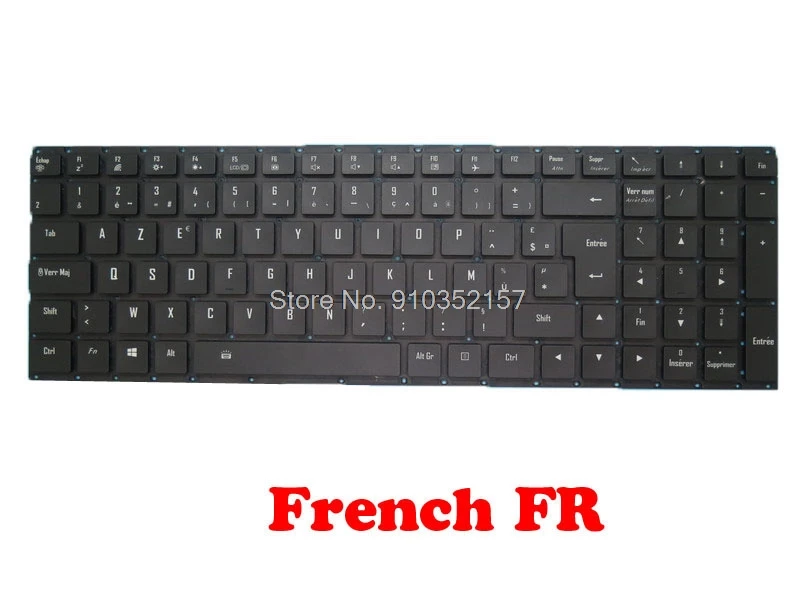 Laptop Translucent Keyboard For Gigabyte 27703-FR562-G30S SKB1711-FR French FR Without Frame