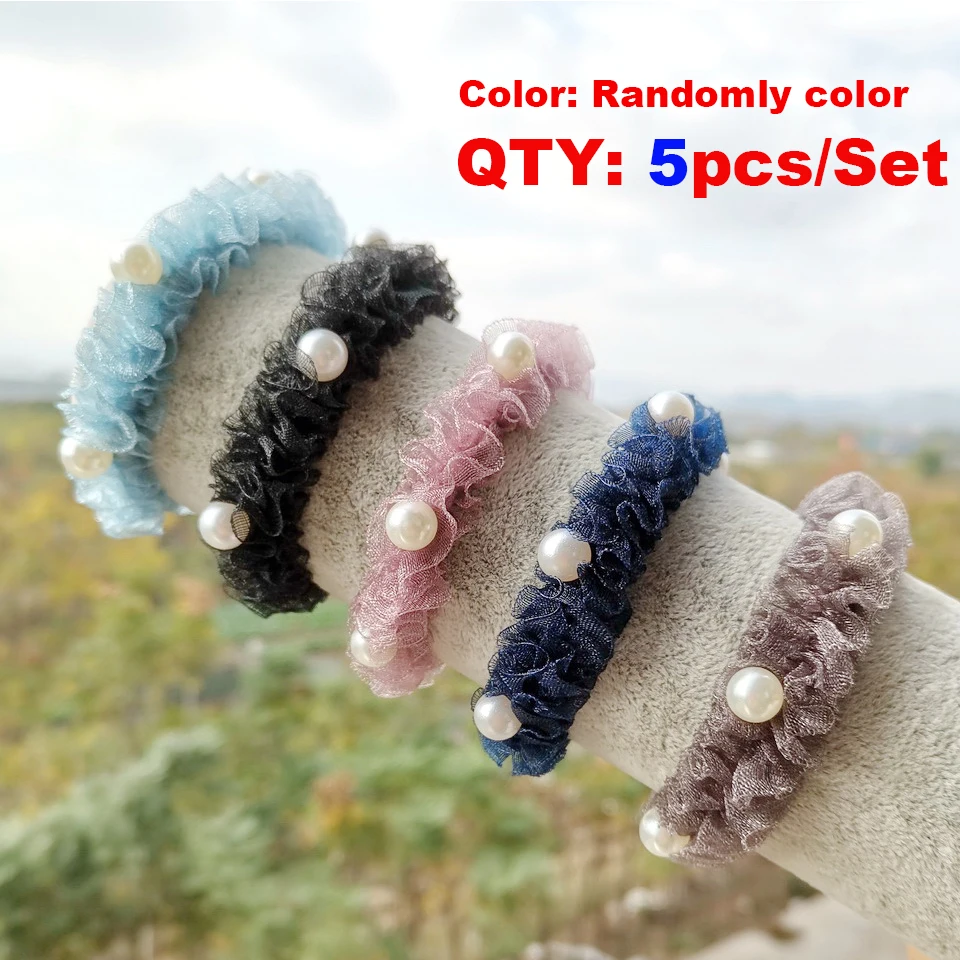 Isnice Диаметр 4 см аксессуары для волос для женщин Scrunchies упругой резинки для волос женские украшения резинка для волос резинки для волос заколки для волос повязка на голову для волос резинка для волос ободок для - Цвет: 5pcs