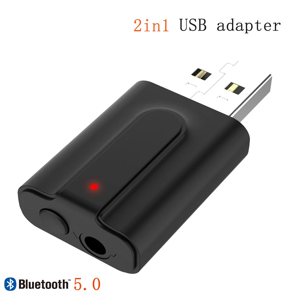 Bluetooth 5 0 передатчик приемник ТВ 2 в 1 3 мм AUX HIFI стерео аудио USB беспроводной