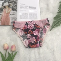 sexy gay underwear men briefs shorts cueca silk flower panties man flower seamless sissy underpants plus size m 4xl