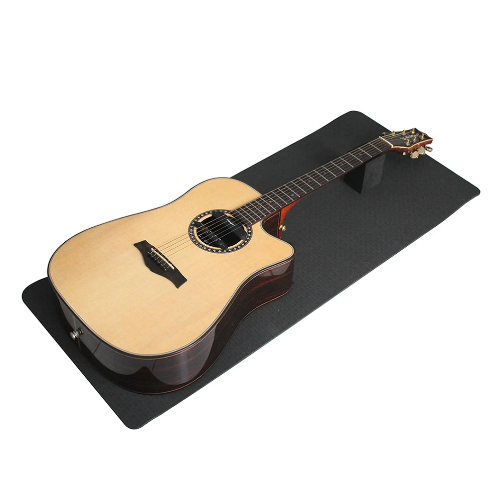 

2pcs/set Guitar Mat Bass With Neck Support Luthier Tool Repair Cleaning Violin Acoustic Electric Maintenance Ukulele Rubber