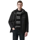 Новинка 2020, деловая повседневная куртка, Мужская парка, 100% натуральный мех кролика, ветрозащитная куртка с подкладкой, высокое качество