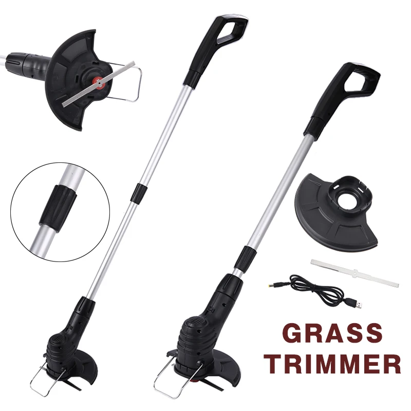 

New Durable Rechargeable Electric Cordless Garden Grass Trimmer Weed Strimmer Cutter For Various Lawn Trims On Family Farms