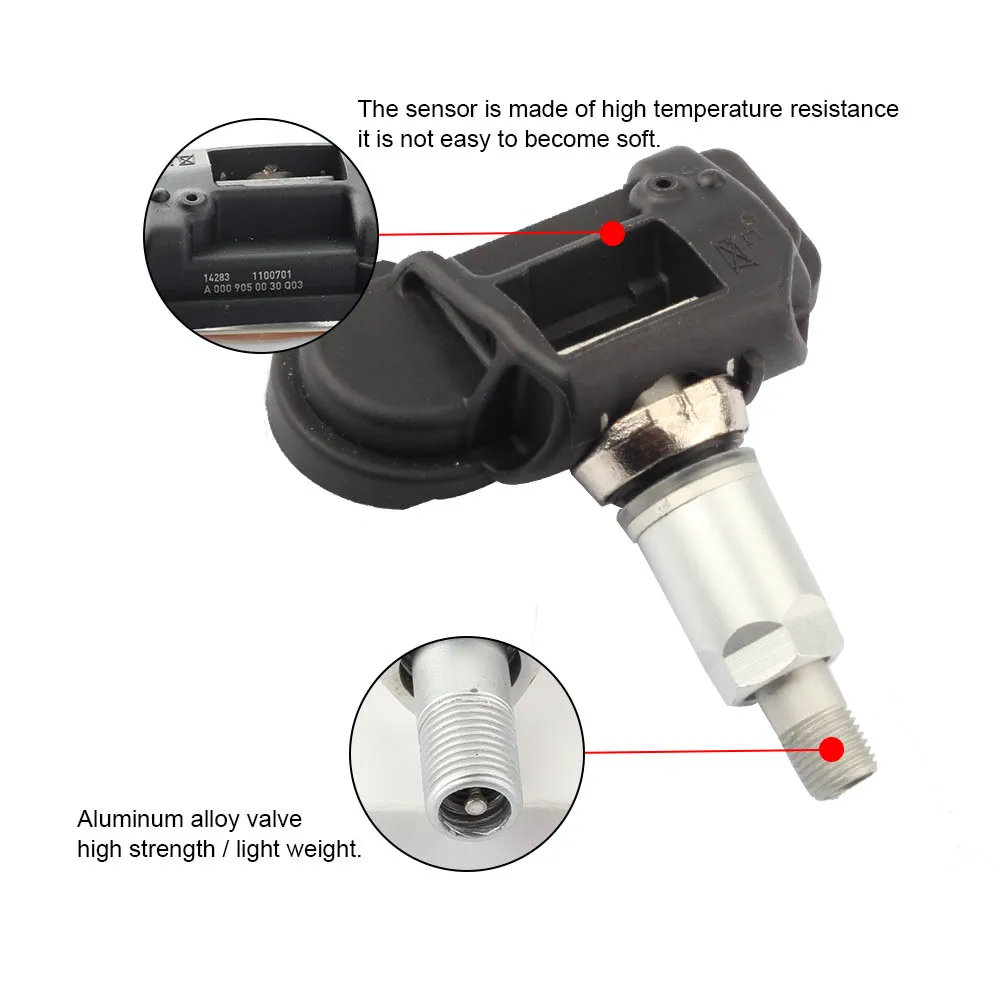 Автомобильная система контроля давления в шинах 4 шт. 433 МГц для Mercedes Benz A B C E GLA GLE GLK