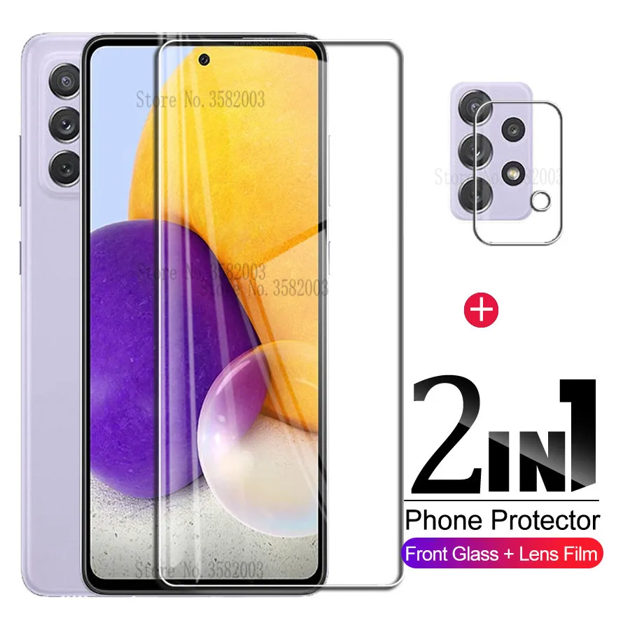 

Защитное стекло для samsung a72, 4G, samsung galaxy a72, a 72, 72a, sm-a725f/ds, 6,7 дюйма, Защитная пленка для экрана телефона