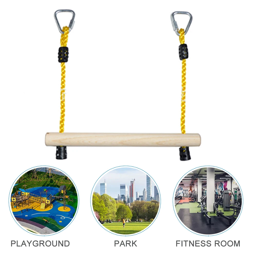 

Trapeze Swing Bar Children Playground Game Accessories Indoor Outdoor Training Home Kids Climbing Activity Sports Fitness Ring