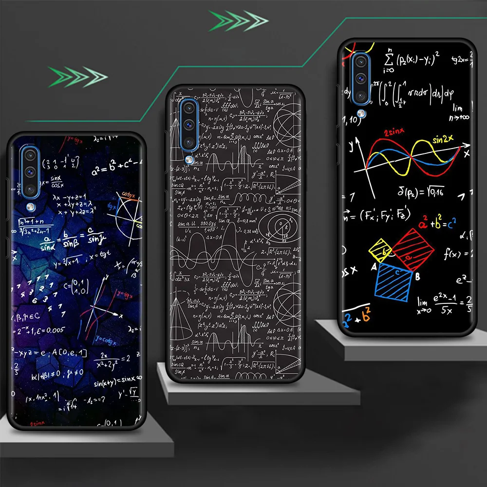 Химическая математическая формула для мобильного телефона Funda Samsung A90 A80 A70s A70 A60 A50s