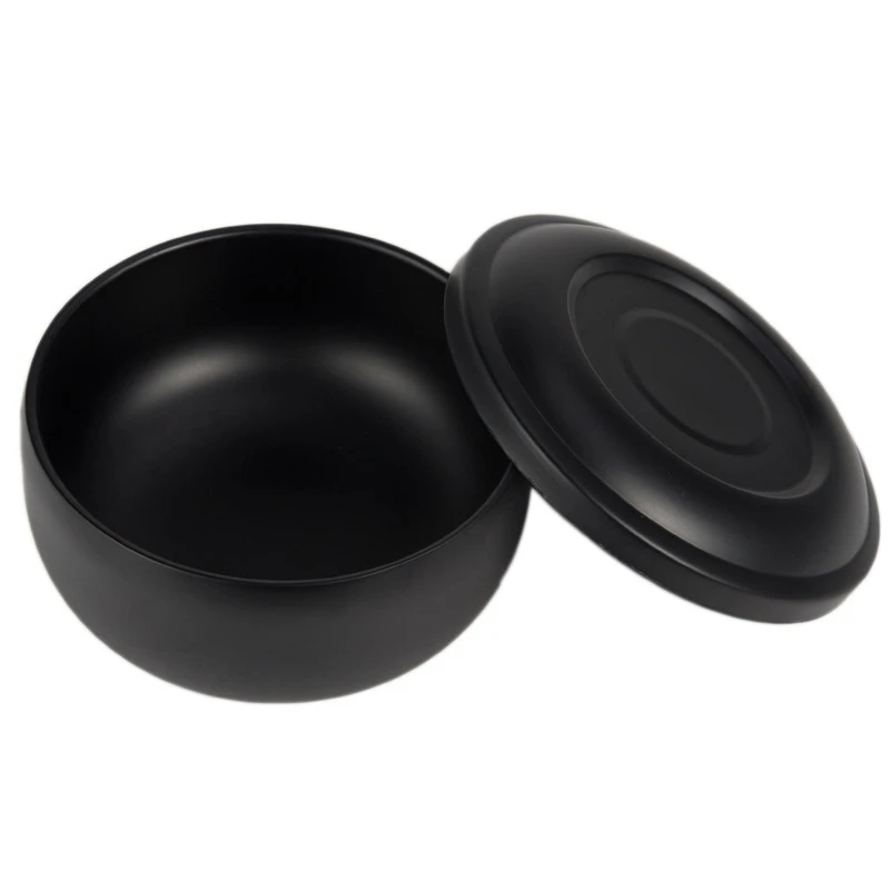 

Men Shave Soap Bowl Stainless Thicken Durable Soap Cream Bowl Face Cleansing Soap Shaving Tools