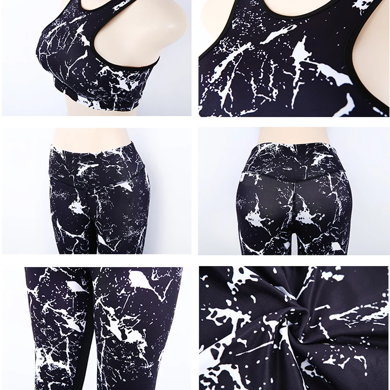 Спортивные бюстгальтеры комплект из 2 предметов женская одежда для спортзала