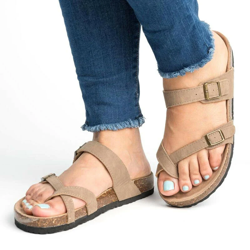 

Шлепанцы женские на платформе, износостойкие Нескользящие, Т-образные ремешки, пряжка, летние сандалии