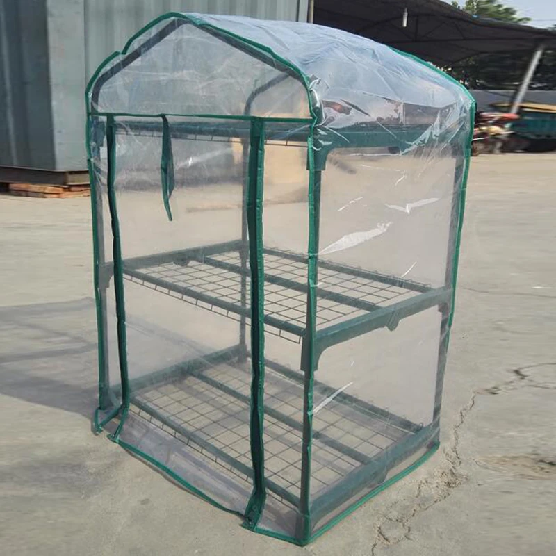 

2/3/4/5 Tiers Home Plant Portable PVC Greenhouse Garden Cover Plants Flowers Mini Garden Cover Without Iron Frame