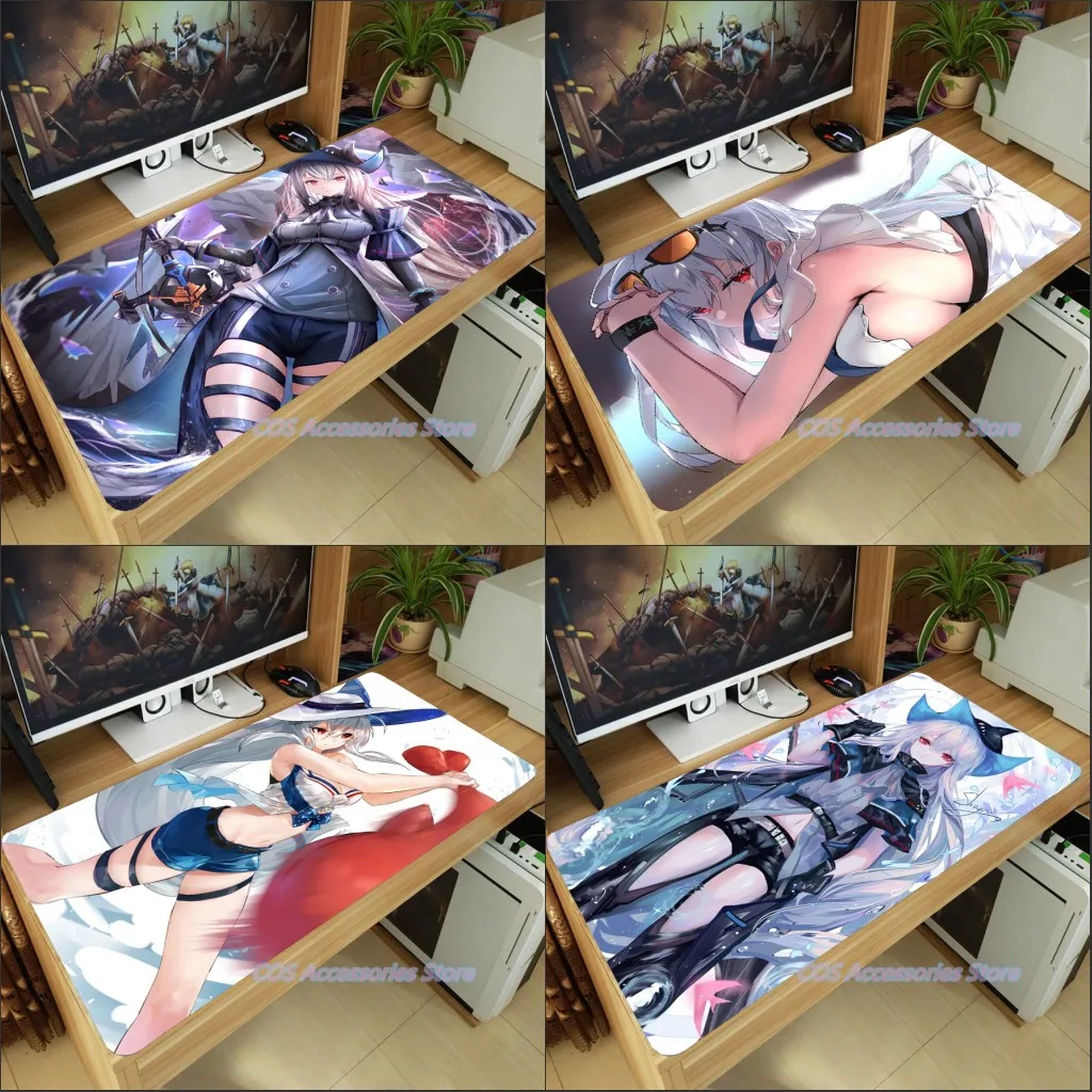 

Anime Game Arknights Skadi Swimwear Mouse Pad Mice Mat Large Thicken PC Laptop Keyboard Table Pad Gaming Play Mat Otaku Gifts